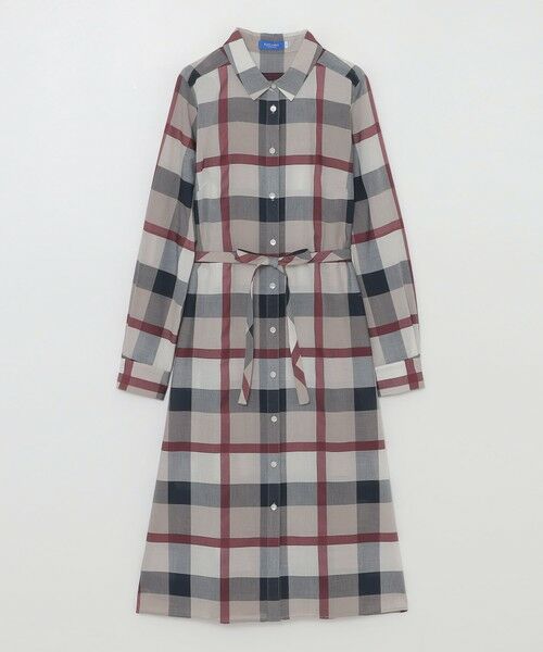 BLUE LABEL / BLACK LABEL CRESTBRIDGE / ブルーレーベル / ブラックレーベル・クレストブリッジ  ドレス | 【取扱店舗限定】クレストブリッジチェックシャドードビーシャツドレス | 詳細14