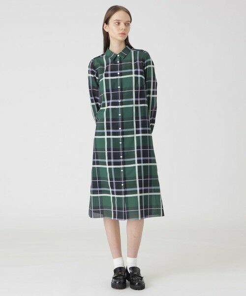 BLUE LABEL / BLACK LABEL CRESTBRIDGE / ブルーレーベル / ブラックレーベル・クレストブリッジ  ドレス | 【取扱店舗限定】クレストブリッジチェックシャドードビーシャツドレス | 詳細23