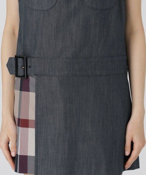 BLUE LABEL / BLACK LABEL CRESTBRIDGE / ブルーレーベル / ブラックレーベル・クレストブリッジ  ドレス | 【取扱店舗限定】スラブシャンブレーデニムジャンパースカート | 詳細9