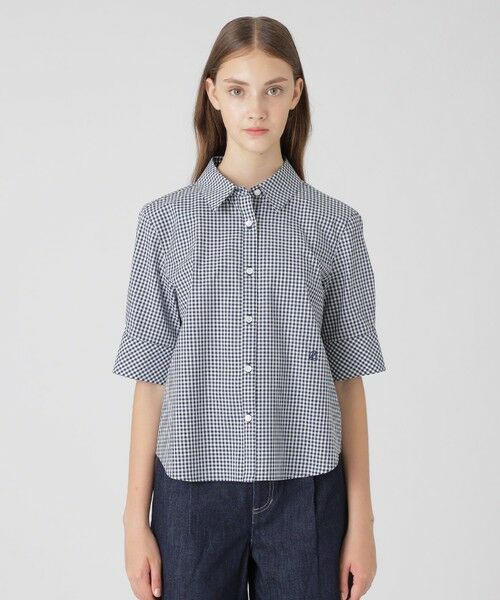 BLUE LABEL / BLACK LABEL CRESTBRIDGE / ブルーレーベル / ブラックレーベル・クレストブリッジ  シャツ・ブラウス | クレストブリッジギンガムチェックブラウス | 詳細4