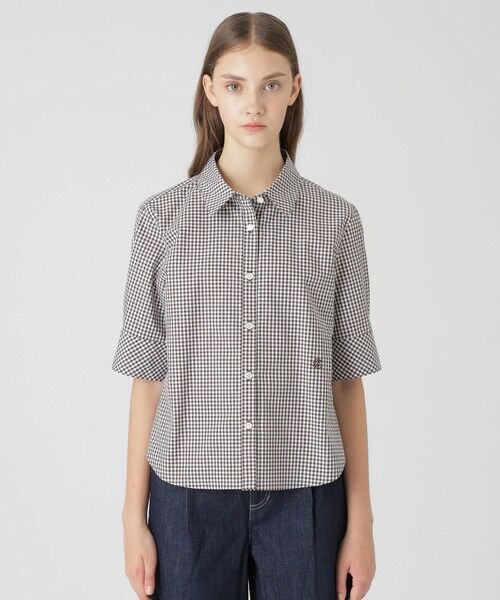 BLUE LABEL / BLACK LABEL CRESTBRIDGE / ブルーレーベル / ブラックレーベル・クレストブリッジ  シャツ・ブラウス | クレストブリッジギンガムチェックブラウス | 詳細10