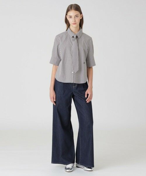 BLUE LABEL / BLACK LABEL CRESTBRIDGE / ブルーレーベル / ブラックレーベル・クレストブリッジ  シャツ・ブラウス | クレストブリッジギンガムチェックブラウス | 詳細7