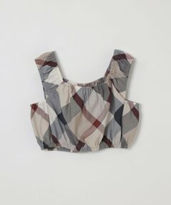 BLUE LABEL / BLACK LABEL CRESTBRIDGE / ブルーレーベル / ブラックレーベル・クレストブリッジ  シャツ・ブラウス | 【取扱店舗限定】クレストブリッジチェックギャザータンクブラウス