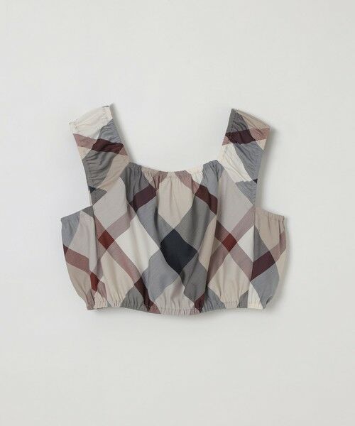 BLUE LABEL / BLACK LABEL CRESTBRIDGE / ブルーレーベル / ブラックレーベル・クレストブリッジ  シャツ・ブラウス | 【取扱店舗限定】クレストブリッジチェックギャザータンクブラウス | 詳細1