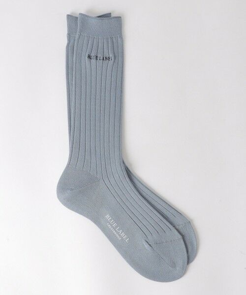 BLUE LABEL / BLACK LABEL CRESTBRIDGE/ブルーレーベル / ブラックレーベル・クレストブリッジ リブソックス ブルー1 F BLUE LABEL / BLACK LABEL CRESTBRIDGE/ブルーレーベル / ブラックレーベル・クレストブリッジ リブソックス ブルー1 F