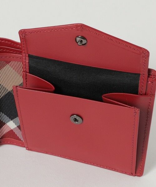 BLUE LABEL / BLACK LABEL CRESTBRIDGE / ブルーレーベル / ブラックレーベル・クレストブリッジ  財布・コインケース・マネークリップ | バイカラークレストブリッジチェック2つ折りウォレット | 詳細3