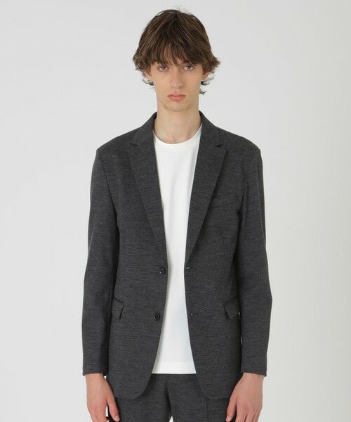 BLUE LABEL / BLACK LABEL CRESTBRIDGE/ブルーレーベル / ブラックレーベル・クレストブリッジ ボンディングウールジャージージャケット グレー3 3L BLUE LABEL / BLACK LABEL CRESTBRIDGE/ブルーレーベル / ブラックレーベル・クレストブリッジ ボンディングウールジャージージャケット グレー3 3L