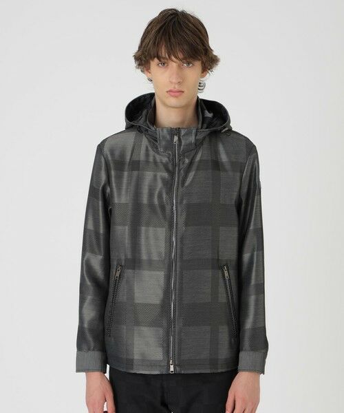 BLUE LABEL / BLACK LABEL CRESTBRIDGE / ブルーレーベル / ブラックレーベル・クレストブリッジ  その他アウター | シャドーチェックカルゼパーカー | 詳細3