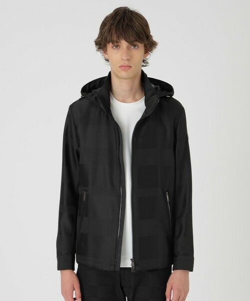 BLUE LABEL / BLACK LABEL CRESTBRIDGE/ブルーレーベル / ブラックレーベル・クレストブリッジ シャドーチェックカルゼパーカー ブラック L BLUE LABEL / BLACK LABEL CRESTBRIDGE/ブルーレーベル / ブラックレーベル・クレストブリッジ シャドーチェックカルゼパーカー ブラック L