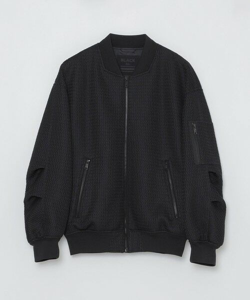 BLUE LABEL / BLACK LABEL CRESTBRIDGE / ブルーレーベル / ブラックレーベル・クレストブリッジ  その他アウター | 【BLACK lab.】シアードダブルラッセルMA-1 | 詳細7