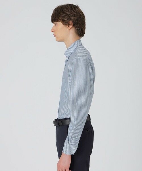 BLUE LABEL / BLACK LABEL CRESTBRIDGE / ブルーレーベル / ブラックレーベル・クレストブリッジ シャツ・ブラウス | カネマサマイクロストライプジャージーボタンダウンシャツ | 詳細2