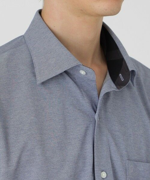 BLUE LABEL / BLACK LABEL CRESTBRIDGE / ブルーレーベル / ブラックレーベル・クレストブリッジ  シャツ・ブラウス | カネマサソリッドジャージーセミワイドカラーシャツ | 詳細10