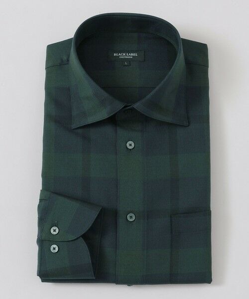 BLUE LABEL / BLACK LABEL CRESTBRIDGE / ブルーレーベル / ブラックレーベル・クレストブリッジ  シャツ・ブラウス | ウォッシャブルウールクレストブリッジチェックセミワイドカラーシャツ | 詳細8