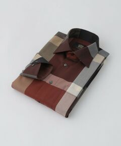 BLUE LABEL / BLACK LABEL CRESTBRIDGE / ブルーレーベル / ブラックレーベル・クレストブリッジ  シャツ・ブラウス | 【10th ANNIVERSARY】プレミアムウォッシャブルウールクレストブリッジチェックセミワイドカラーシャツ