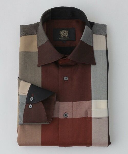 BLUE LABEL / BLACK LABEL CRESTBRIDGE / ブルーレーベル / ブラックレーベル・クレストブリッジ シャツ・ブラウス | 【10th ANNIVERSARY】プレミアムウォッシャブルウールクレストブリッジチェックセミワイドカラーシャツ | 詳細4