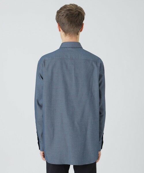 BLUE LABEL / BLACK LABEL CRESTBRIDGE / ブルーレーベル / ブラックレーベル・クレストブリッジ  シャツ・ブラウス | 【一部店舗限定】デニムライクパッチワークシャツ | 詳細8