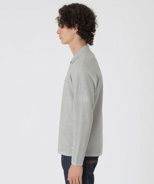 BLUE LABEL / BLACK LABEL CRESTBRIDGE / ブルーレーベル / ブラックレーベル・クレストブリッジ ニット・セーター | シアーチェックシャツカーディガン | 詳細3