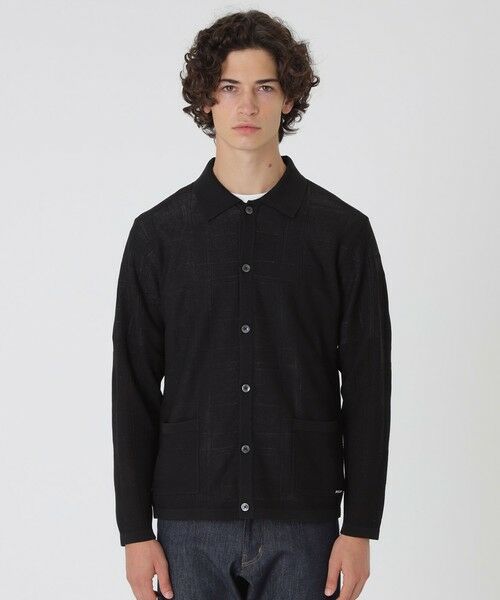BLUE LABEL / BLACK LABEL CRESTBRIDGE / ブルーレーベル / ブラックレーベル・クレストブリッジ ニット・セーター | シアーチェックシャツカーディガン | 詳細8
