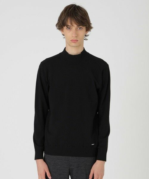 BLUE LABEL / BLACK LABEL CRESTBRIDGE/ブルーレーベル / ブラックレーベル・クレストブリッジ ヴィスコンフィーハイネックニット ブラック M BLUE LABEL / BLACK LABEL CRESTBRIDGE/ブルーレーベル / ブラックレーベル・クレストブリッジ ヴィスコンフィーハイネックニット ブラック M