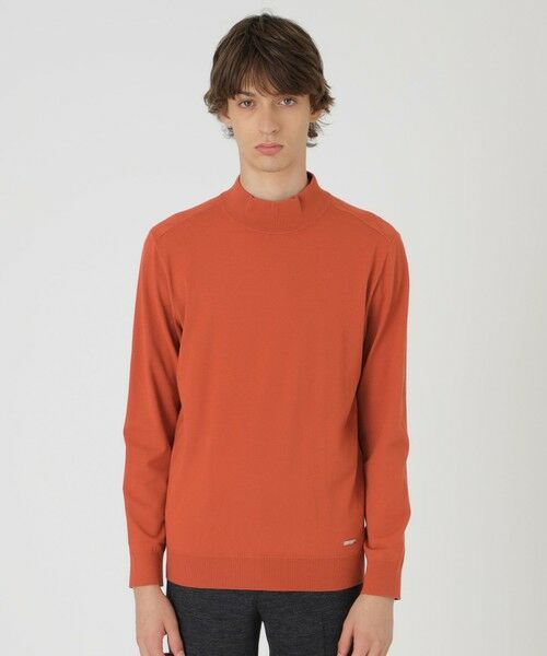 BLUE LABEL / BLACK LABEL CRESTBRIDGE/ブルーレーベル / ブラックレーベル・クレストブリッジ ヴィスコンフィーハイネックニット オレンジ5 LL BLUE LABEL / BLACK LABEL CRESTBRIDGE/ブルーレーベル / ブラックレーベル・クレストブリッジ ヴィスコンフィーハイネックニット オレンジ5 LL