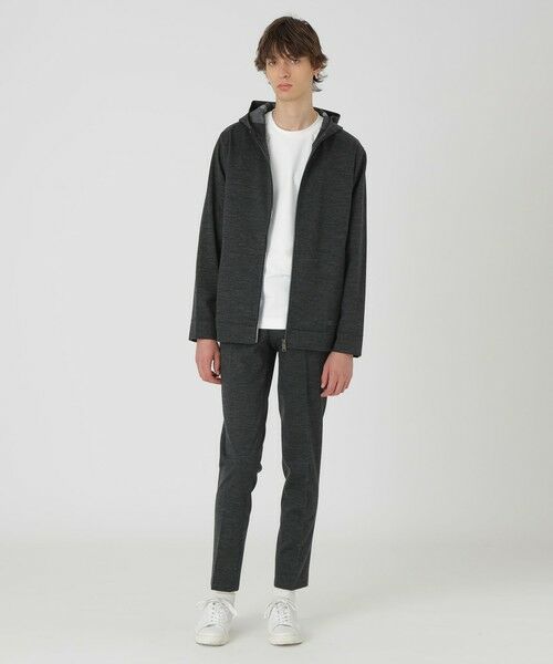 BLUE LABEL / BLACK LABEL CRESTBRIDGE / ブルーレーベル / ブラックレーベル・クレストブリッジ カットソー | ボンディングウールジャージーパーカー | 詳細1