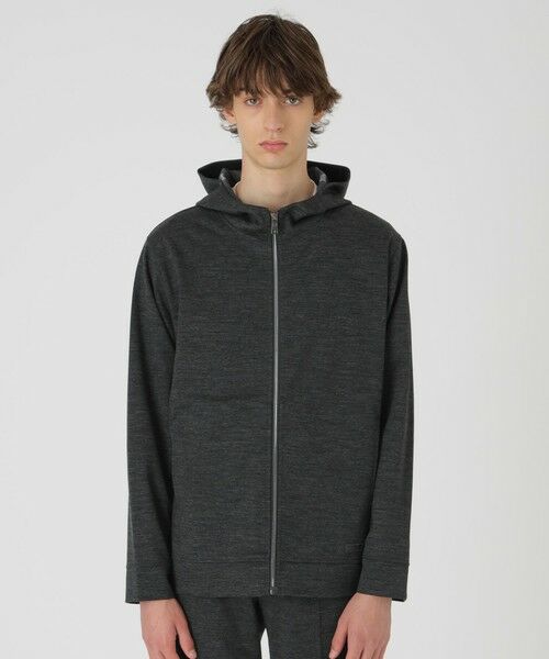 BLUE LABEL / BLACK LABEL CRESTBRIDGE / ブルーレーベル / ブラックレーベル・クレストブリッジ カットソー | ボンディングウールジャージーパーカー | 詳細2