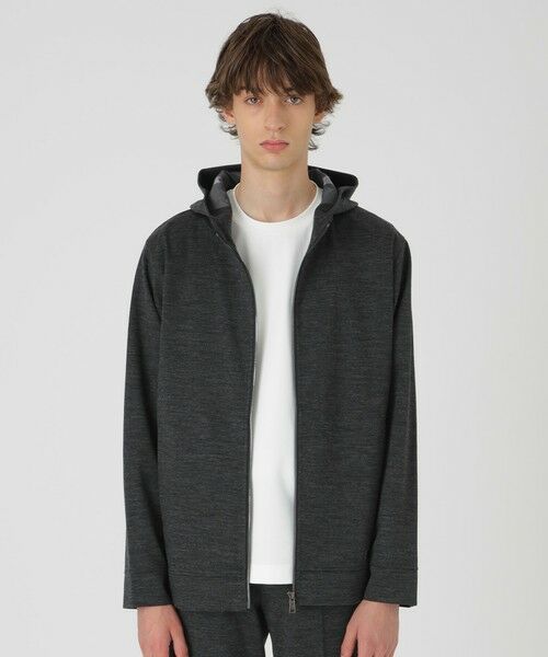 BLUE LABEL / BLACK LABEL CRESTBRIDGE/ブルーレーベル / ブラックレーベル・クレストブリッジ ボンディングウールジャージーパーカー グレー3 LL BLUE LABEL / BLACK LABEL CRESTBRIDGE/ブルーレーベル / ブラックレーベル・クレストブリッジ ボンディングウールジャージーパーカー グレー3 LL