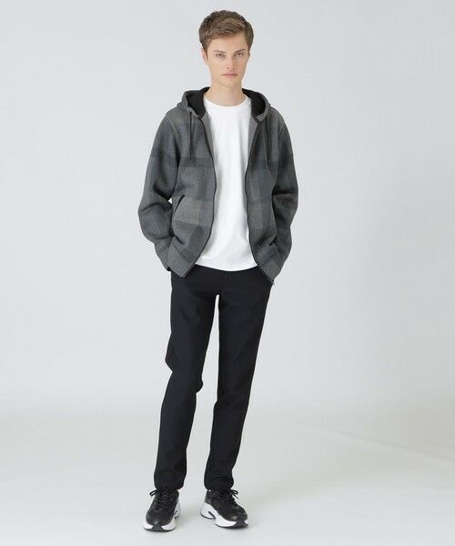 BLUE LABEL / BLACK LABEL CRESTBRIDGE / ブルーレーベル / ブラックレーベル・クレストブリッジ  カットソー | 【BLACK lab.】シアーダンボールクレストブリッジチェックパーカー | 詳細1