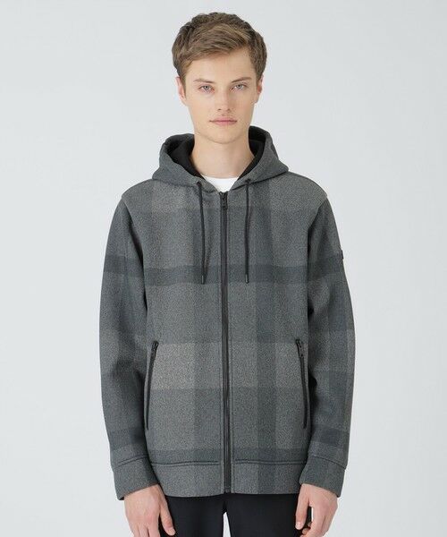 BLUE LABEL / BLACK LABEL CRESTBRIDGE / ブルーレーベル / ブラックレーベル・クレストブリッジ  カットソー | 【BLACK lab.】シアーダンボールクレストブリッジチェックパーカー | 詳細2