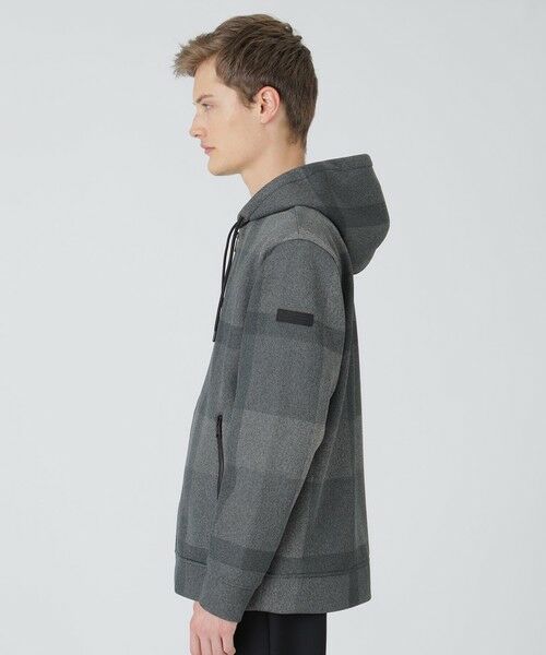 BLUE LABEL / BLACK LABEL CRESTBRIDGE / ブルーレーベル / ブラックレーベル・クレストブリッジ  カットソー | 【BLACK lab.】シアーダンボールクレストブリッジチェックパーカー | 詳細3