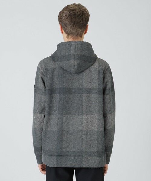 BLUE LABEL / BLACK LABEL CRESTBRIDGE / ブルーレーベル / ブラックレーベル・クレストブリッジ  カットソー | 【BLACK lab.】シアーダンボールクレストブリッジチェックパーカー | 詳細4