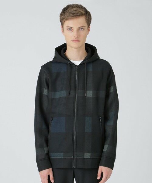 BLUE LABEL / BLACK LABEL CRESTBRIDGE / ブルーレーベル / ブラックレーベル・クレストブリッジ  カットソー | 【BLACK lab.】シアーダンボールクレストブリッジチェックパーカー | 詳細9