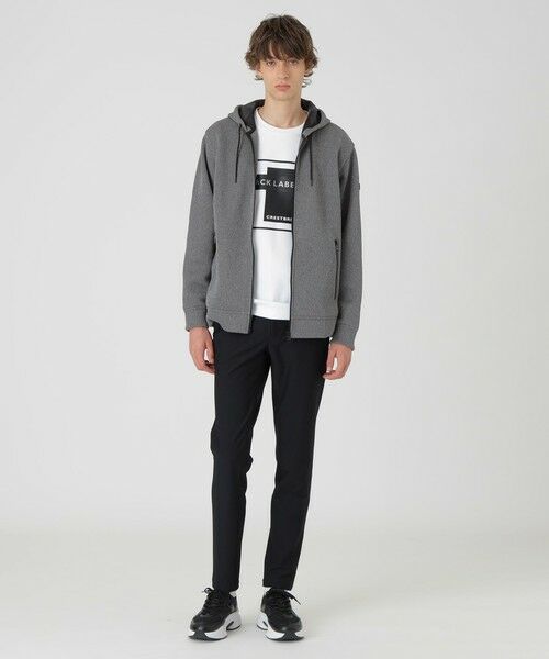 BLUE LABEL / BLACK LABEL CRESTBRIDGE / ブルーレーベル / ブラックレーベル・クレストブリッジ  カットソー | 【BLACK lab.】シアーダンボールパーカー | 詳細1