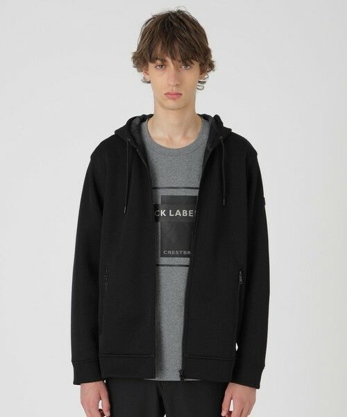 BLUE LABEL / BLACK LABEL CRESTBRIDGE/ブルーレーベル / ブラックレーベル・クレストブリッジ 【BLACK lab.】シアーダンボールパーカー ブラック L BLUE LABEL / BLACK LABEL CRESTBRIDGE/ブルーレーベル / ブラックレーベル・クレストブリッジ 【BLACK lab.】シアーダンボールパーカー ブラック L