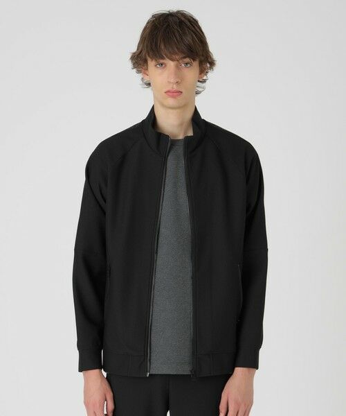 BLUE LABEL / BLACK LABEL CRESTBRIDGE/ブルーレーベル / ブラックレーベル・クレストブリッジ 【BLACK lab.】ボンディングジャカードトリコットブルゾン ブラック LL BLUE LABEL / BLACK LABEL CRESTBRIDGE/ブルーレーベル / ブラックレーベル・クレストブリッジ 【BLACK lab.】ボンディングジャカードトリコットブルゾン ブラック LL