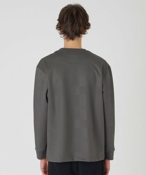 BLUE LABEL / BLACK LABEL CRESTBRIDGE / ブルーレーベル / ブラックレーベル・クレストブリッジ  カットソー | 【BLACK lab.】エンボスシャドーチェックカットソー | 詳細9