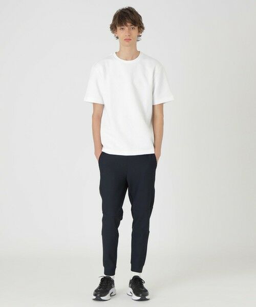 BLUE LABEL / BLACK LABEL CRESTBRIDGE / ブルーレーベル / ブラックレーベル・クレストブリッジ カットソー | 【BLACK lab.】ブリスターロゴジャカードTシャツ | 詳細1