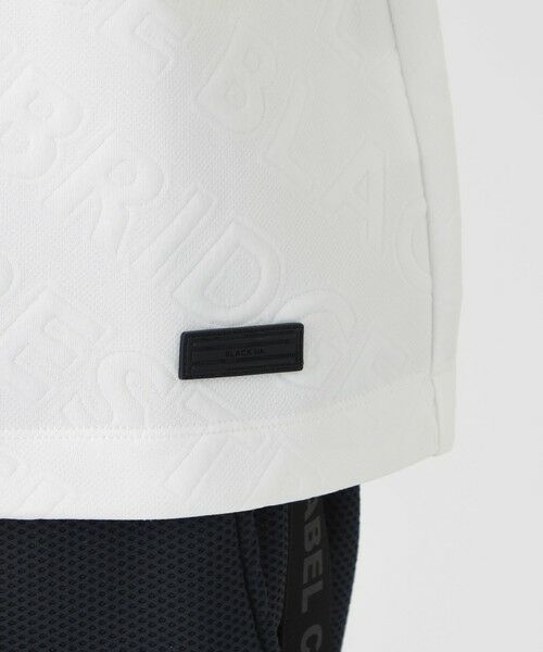 BLUE LABEL / BLACK LABEL CRESTBRIDGE / ブルーレーベル / ブラックレーベル・クレストブリッジ カットソー | 【BLACK lab.】ブリスターロゴジャカードTシャツ | 詳細4