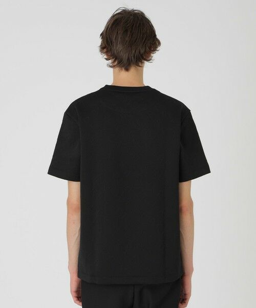 BLUE LABEL / BLACK LABEL CRESTBRIDGE / ブルーレーベル / ブラックレーベル・クレストブリッジ カットソー | 【BLACK lab.】ブリスターロゴジャカードTシャツ | 詳細13