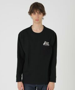 BLUE LABEL / BLACK LABEL CRESTBRIDGE / ブルーレーベル / ブラックレーベル・クレストブリッジ  カットソー | 【渋谷店・WEB限定】SWINGING CATニットポケットカットソー