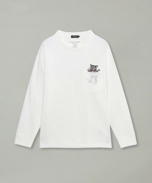 BLUE LABEL / BLACK LABEL CRESTBRIDGE / ブルーレーベル / ブラックレーベル・クレストブリッジ  カットソー | 【渋谷店・WEB限定】SWINGING CATニットポケットカットソー | 詳細5