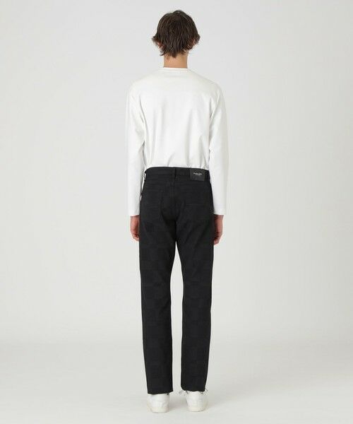 BLUE LABEL / BLACK LABEL CRESTBRIDGE / ブルーレーベル / ブラックレーベル・クレストブリッジ その他パンツ | シャドーチェックブラックデニム | 詳細3