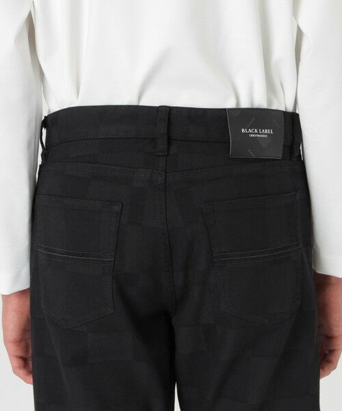 BLUE LABEL / BLACK LABEL CRESTBRIDGE / ブルーレーベル / ブラックレーベル・クレストブリッジ その他パンツ | シャドーチェックブラックデニム | 詳細5