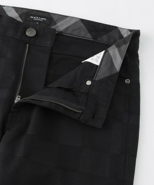 BLUE LABEL / BLACK LABEL CRESTBRIDGE / ブルーレーベル / ブラックレーベル・クレストブリッジ その他パンツ | シャドーチェックブラックデニム | 詳細7