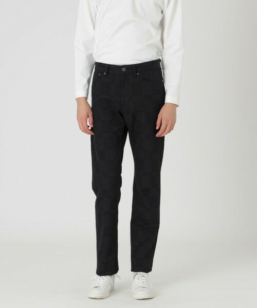 BLUE LABEL / BLACK LABEL CRESTBRIDGE/ブルーレーベル / ブラックレーベル・クレストブリッジ シャドーチェックブラックデニム ブラック 4L BLUE LABEL / BLACK LABEL CRESTBRIDGE/ブルーレーベル / ブラックレーベル・クレストブリッジ シャドーチェックブラックデニム ブラック 4L