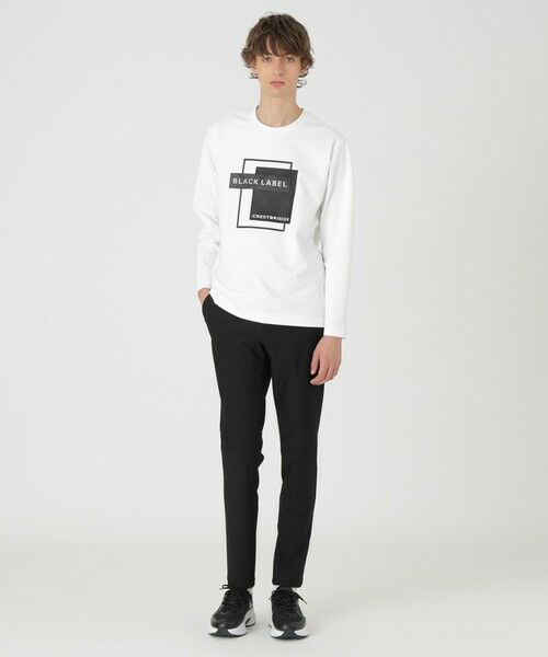 BLUE LABEL / BLACK LABEL CRESTBRIDGE / ブルーレーベル / ブラックレーベル・クレストブリッジ その他パンツ | 【BLACK lab.】ブロックジャカードイージートラウザーズ | 詳細1