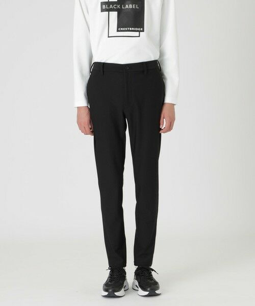 BLUE LABEL / BLACK LABEL CRESTBRIDGE / ブルーレーベル / ブラックレーベル・クレストブリッジ その他パンツ | 【BLACK lab.】ブロックジャカードイージートラウザーズ(ブラック)