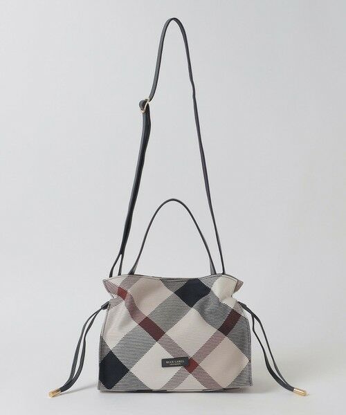 BLUE LABEL / BLACK LABEL CRESTBRIDGE / ブルーレーベル / ブラックレーベル・クレストブリッジ  ショルダーバッグ | クレストブリッジチェックカルゼギャザーミニバッグ | 詳細10