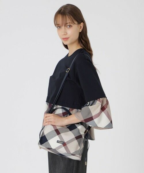 BLUE LABEL / BLACK LABEL CRESTBRIDGE / ブルーレーベル / ブラックレーベル・クレストブリッジ  ショルダーバッグ | クレストブリッジチェックカルゼギャザーミニバッグ | 詳細8