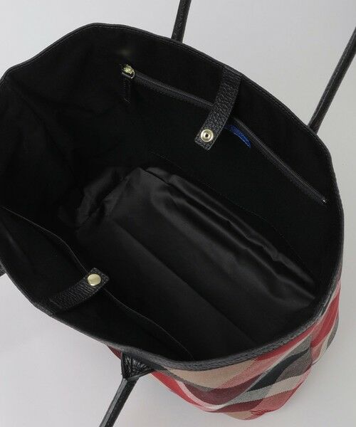 BLUE LABEL / BLACK LABEL CRESTBRIDGE / ブルーレーベル / ブラックレーベル・クレストブリッジ  ショルダーバッグ | クレストブリッジチェックカルゼトートバッグ | 詳細4